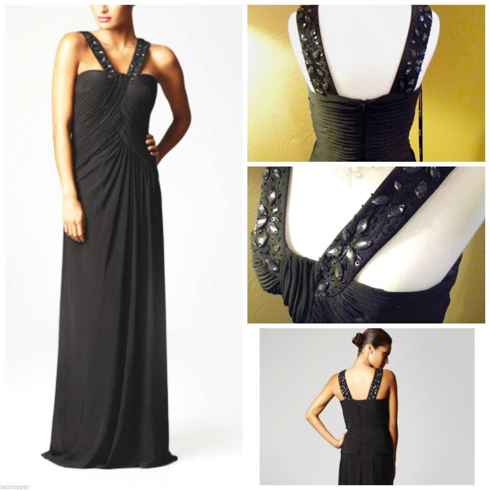 Tadashi Shoji FORMAL Gala EVENING BALL GOWN Dress NWT M